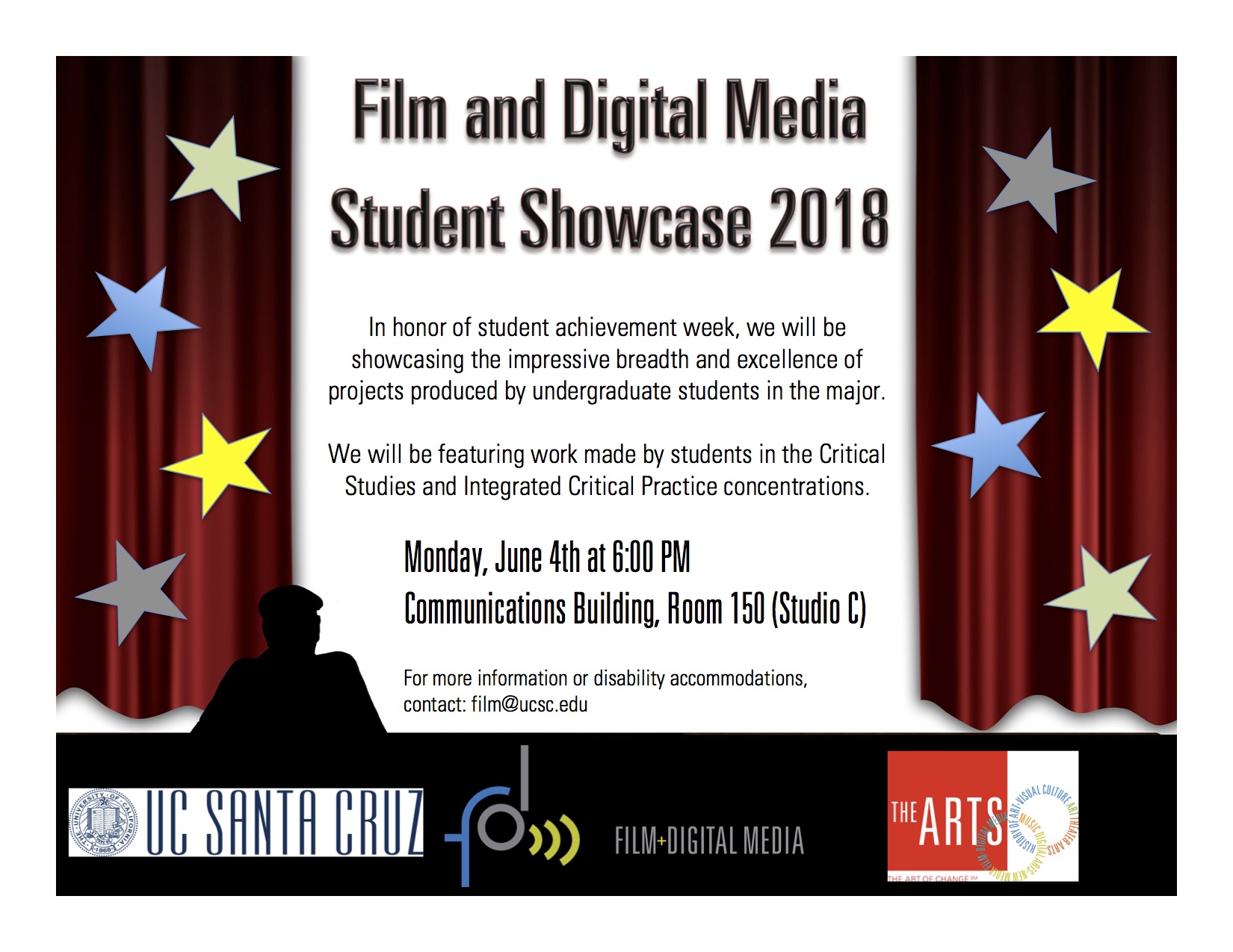 flyer for FDM Undergraduate Student Showcase